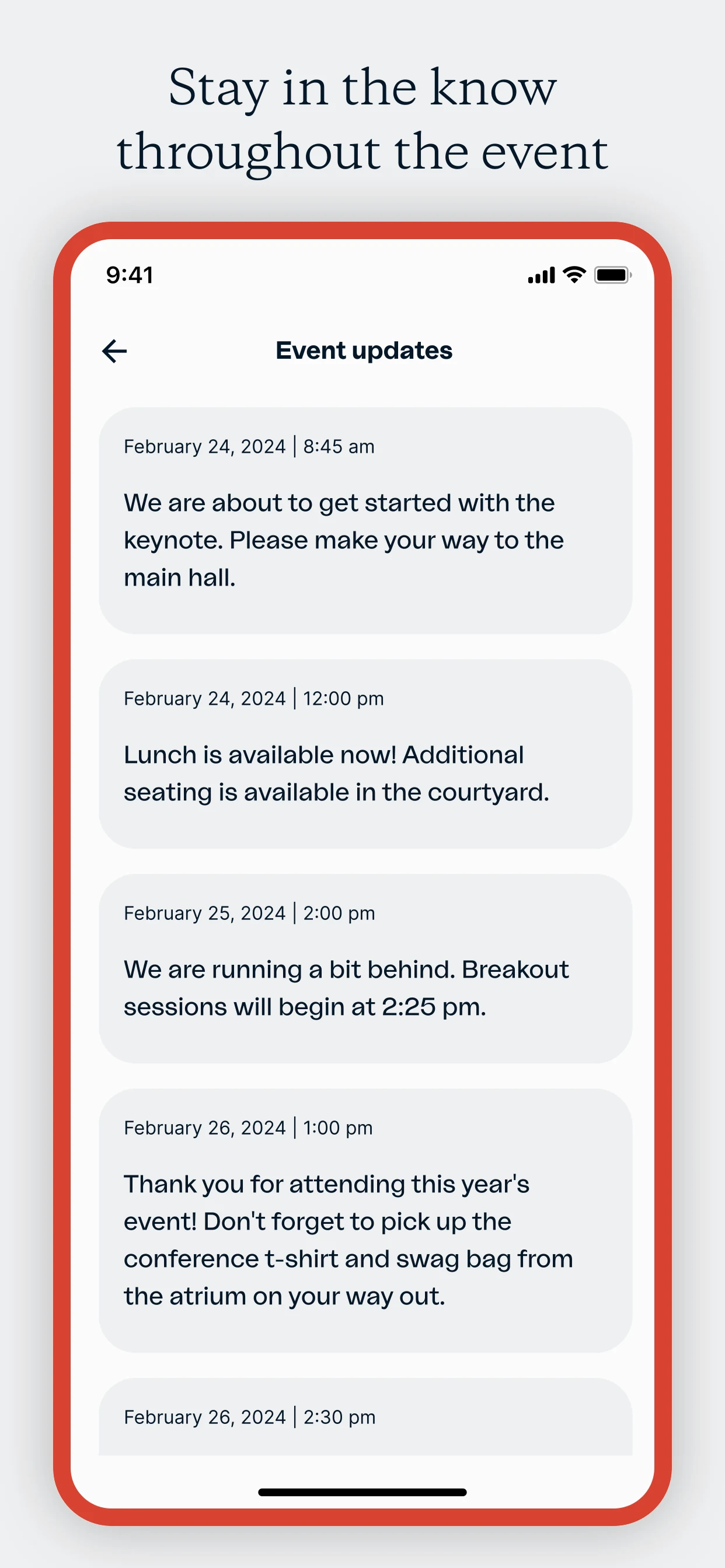 Ping Identity Events screenshot